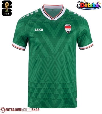 Irák Venkovní dres komplet pro Děti MS 2026 Krátkým Rukávem (+ Krátké kalhoty)